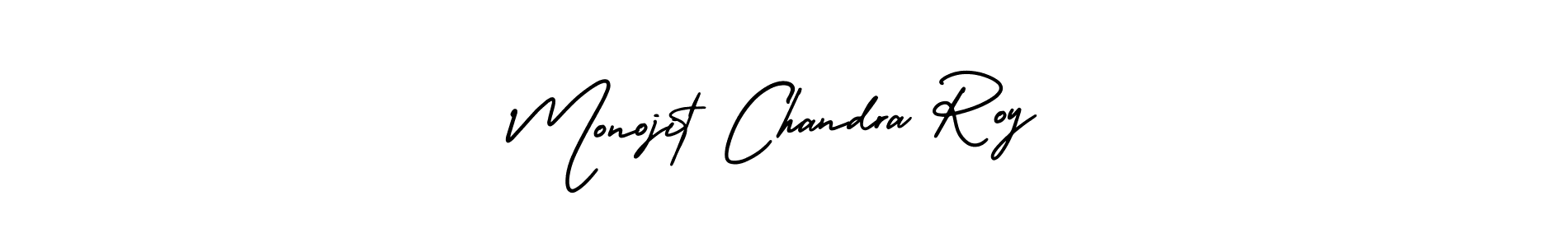 This is the best signature style for the Monojit Chandra Roy name. Also you like these signature font (AmerikaSignatureDemo-Regular). Mix name signature. Monojit Chandra Roy signature style 3 images and pictures png