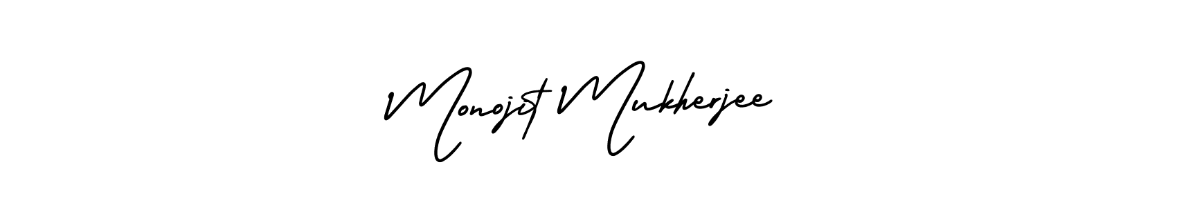 Also we have Monojit Mukherjee name is the best signature style. Create professional handwritten signature collection using AmerikaSignatureDemo-Regular autograph style. Monojit Mukherjee signature style 3 images and pictures png