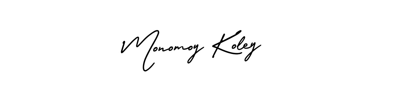 You can use this online signature creator to create a handwritten signature for the name Monomoy Koley. This is the best online autograph maker. Monomoy Koley signature style 3 images and pictures png