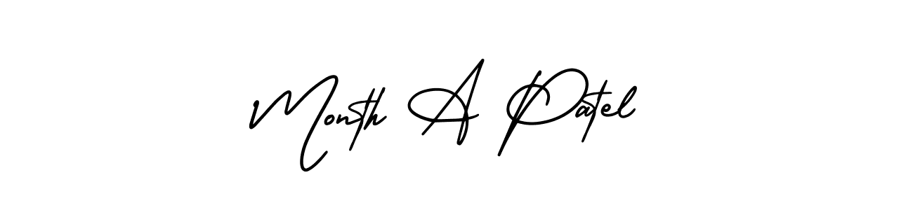 Once you've used our free online signature maker to create your best signature AmerikaSignatureDemo-Regular style, it's time to enjoy all of the benefits that Month A Patel name signing documents. Month A Patel signature style 3 images and pictures png