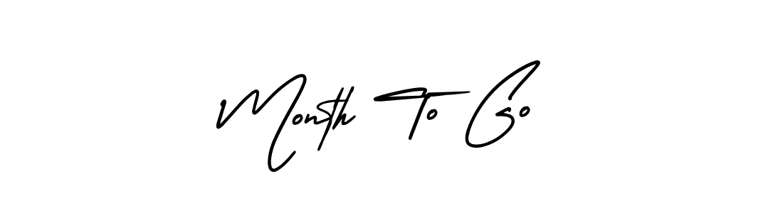 Also we have Month To Go name is the best signature style. Create professional handwritten signature collection using AmerikaSignatureDemo-Regular autograph style. Month To Go signature style 3 images and pictures png