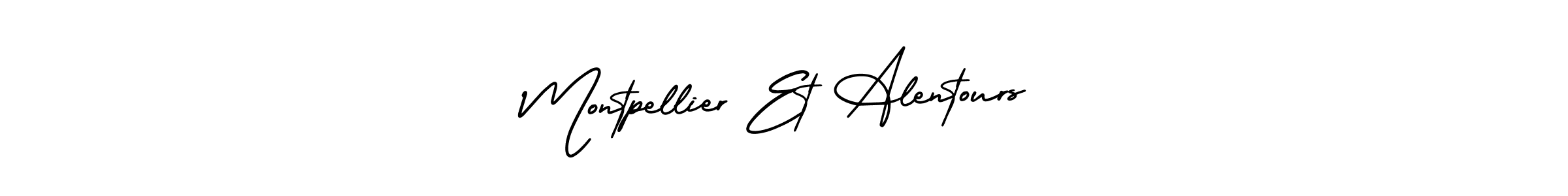 How to make Montpellier Et Alentours name signature. Use AmerikaSignatureDemo-Regular style for creating short signs online. This is the latest handwritten sign. Montpellier Et Alentours signature style 3 images and pictures png