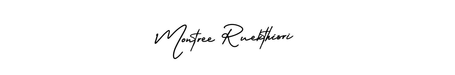 Also we have Montree Ruekthisri name is the best signature style. Create professional handwritten signature collection using AmerikaSignatureDemo-Regular autograph style. Montree Ruekthisri signature style 3 images and pictures png