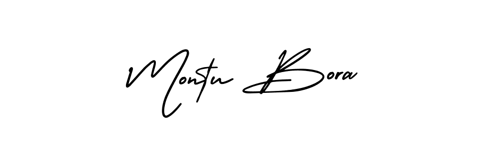Also You can easily find your signature by using the search form. We will create Montu Bora name handwritten signature images for you free of cost using AmerikaSignatureDemo-Regular sign style. Montu Bora signature style 3 images and pictures png