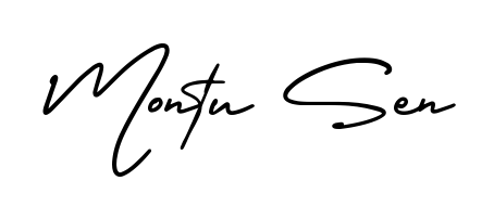 This is the best signature style for the Montu Sen name. Also you like these signature font (AmerikaSignatureDemo-Regular). Mix name signature. Montu Sen signature style 3 images and pictures png