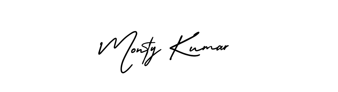 if you are searching for the best signature style for your name Monty Kumar. so please give up your signature search. here we have designed multiple signature styles  using AmerikaSignatureDemo-Regular. Monty Kumar signature style 3 images and pictures png