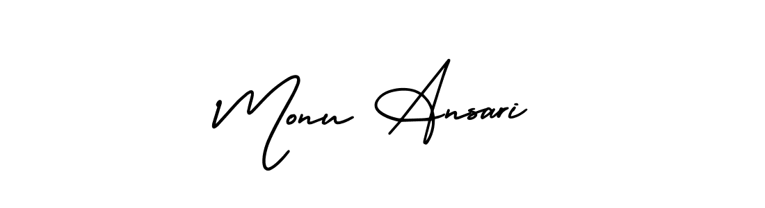 Check out images of Autograph of Monu Ansari name. Actor Monu Ansari Signature Style. AmerikaSignatureDemo-Regular is a professional sign style online. Monu Ansari signature style 3 images and pictures png