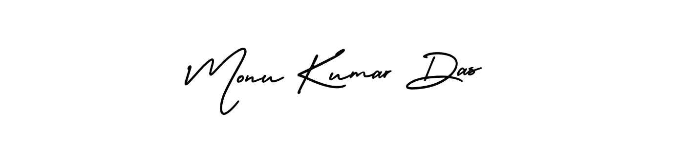 This is the best signature style for the Monu Kumar Das name. Also you like these signature font (AmerikaSignatureDemo-Regular). Mix name signature. Monu Kumar Das signature style 3 images and pictures png