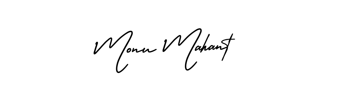 Similarly AmerikaSignatureDemo-Regular is the best handwritten signature design. Signature creator online .You can use it as an online autograph creator for name Monu Mahant. Monu Mahant signature style 3 images and pictures png