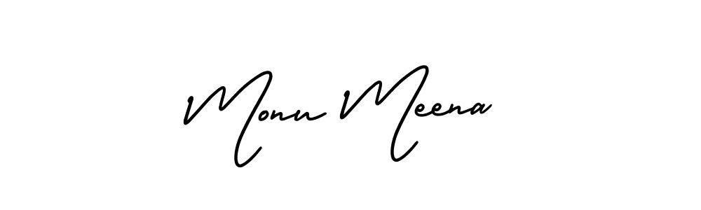 You can use this online signature creator to create a handwritten signature for the name Monu Meena. This is the best online autograph maker. Monu Meena signature style 3 images and pictures png