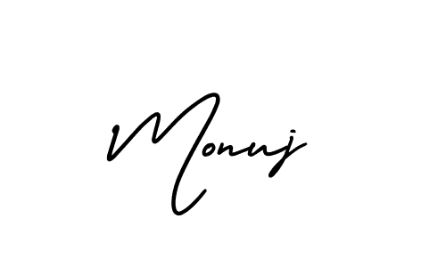 Make a short Monuj signature style. Manage your documents anywhere anytime using AmerikaSignatureDemo-Regular. Create and add eSignatures, submit forms, share and send files easily. Monuj signature style 3 images and pictures png