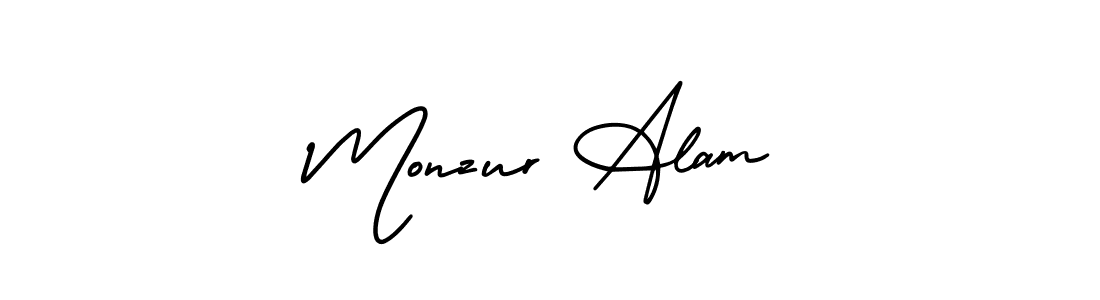 Make a beautiful signature design for name Monzur Alam. Use this online signature maker to create a handwritten signature for free. Monzur Alam signature style 3 images and pictures png