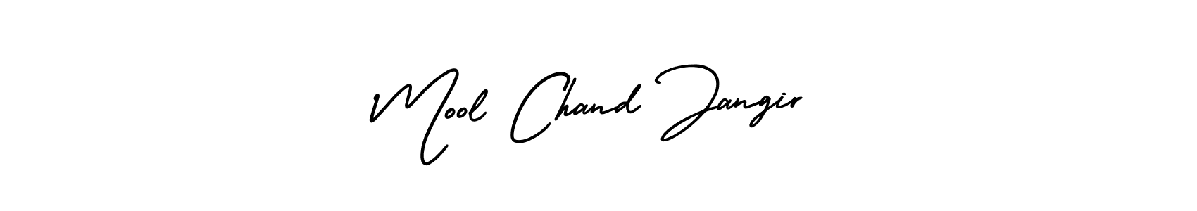 Mool Chand Jangir stylish signature style. Best Handwritten Sign (AmerikaSignatureDemo-Regular) for my name. Handwritten Signature Collection Ideas for my name Mool Chand Jangir. Mool Chand Jangir signature style 3 images and pictures png