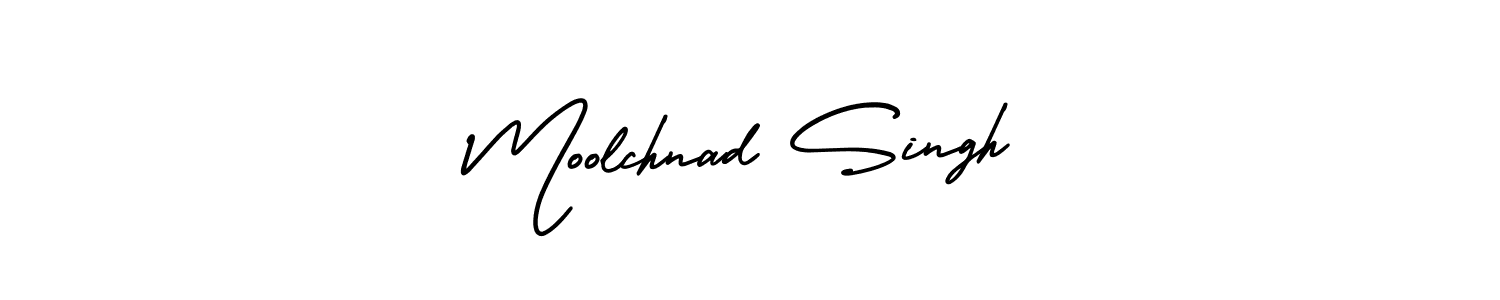 How to make Moolchnad Singh signature? AmerikaSignatureDemo-Regular is a professional autograph style. Create handwritten signature for Moolchnad Singh name. Moolchnad Singh signature style 3 images and pictures png