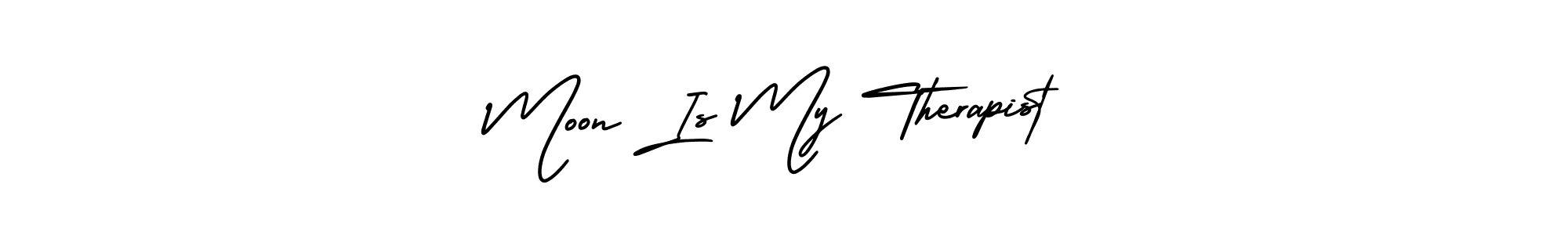 Also You can easily find your signature by using the search form. We will create Moon Is My Therapist name handwritten signature images for you free of cost using AmerikaSignatureDemo-Regular sign style. Moon Is My Therapist signature style 3 images and pictures png