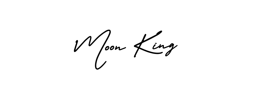 Also You can easily find your signature by using the search form. We will create Moon King name handwritten signature images for you free of cost using AmerikaSignatureDemo-Regular sign style. Moon King signature style 3 images and pictures png