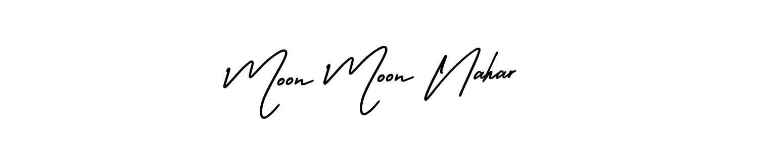 Once you've used our free online signature maker to create your best signature AmerikaSignatureDemo-Regular style, it's time to enjoy all of the benefits that Moon Moon Nahar name signing documents. Moon Moon Nahar signature style 3 images and pictures png
