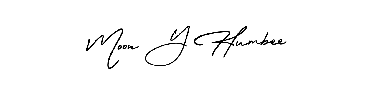 Similarly AmerikaSignatureDemo-Regular is the best handwritten signature design. Signature creator online .You can use it as an online autograph creator for name Moon Y Humbee. Moon Y Humbee signature style 3 images and pictures png