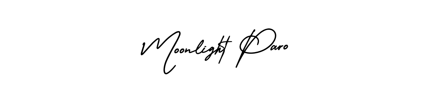 Also You can easily find your signature by using the search form. We will create Moonlight Paro name handwritten signature images for you free of cost using AmerikaSignatureDemo-Regular sign style. Moonlight Paro signature style 3 images and pictures png