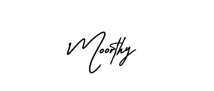 Moorthy stylish signature style. Best Handwritten Sign (AmerikaSignatureDemo-Regular) for my name. Handwritten Signature Collection Ideas for my name Moorthy. Moorthy signature style 3 images and pictures png
