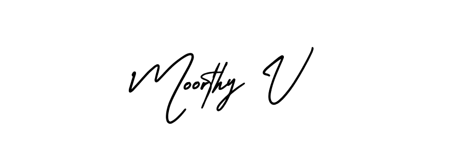 You can use this online signature creator to create a handwritten signature for the name Moorthy V. This is the best online autograph maker. Moorthy V signature style 3 images and pictures png