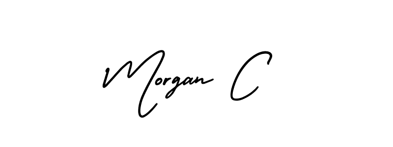 How to make Morgan C signature? AmerikaSignatureDemo-Regular is a professional autograph style. Create handwritten signature for Morgan C name. Morgan C signature style 3 images and pictures png