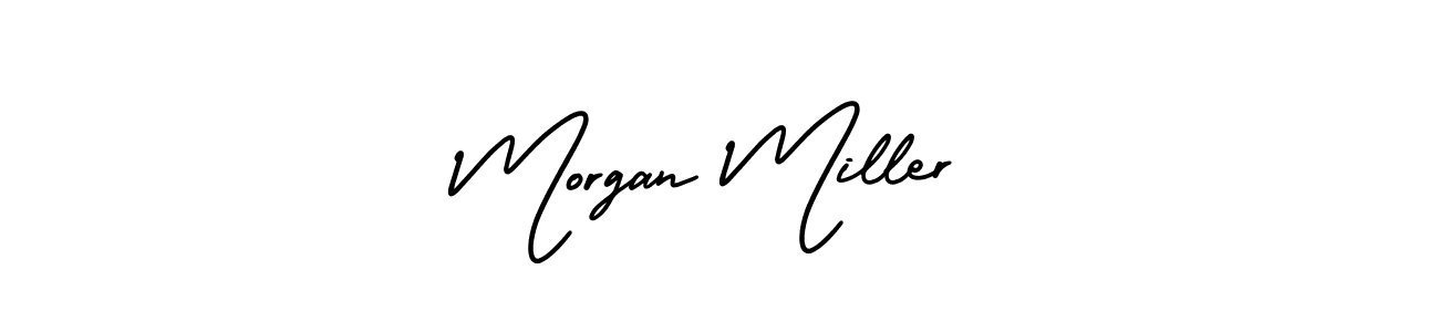 Design your own signature with our free online signature maker. With this signature software, you can create a handwritten (AmerikaSignatureDemo-Regular) signature for name Morgan Miller. Morgan Miller signature style 3 images and pictures png