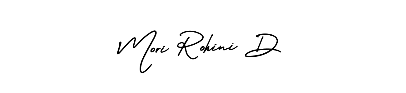 Make a short Mori Rohini D signature style. Manage your documents anywhere anytime using AmerikaSignatureDemo-Regular. Create and add eSignatures, submit forms, share and send files easily. Mori Rohini D signature style 3 images and pictures png