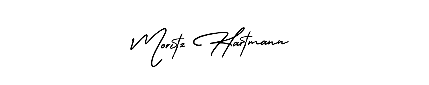 Best and Professional Signature Style for Moritz Hartmann. AmerikaSignatureDemo-Regular Best Signature Style Collection. Moritz Hartmann signature style 3 images and pictures png