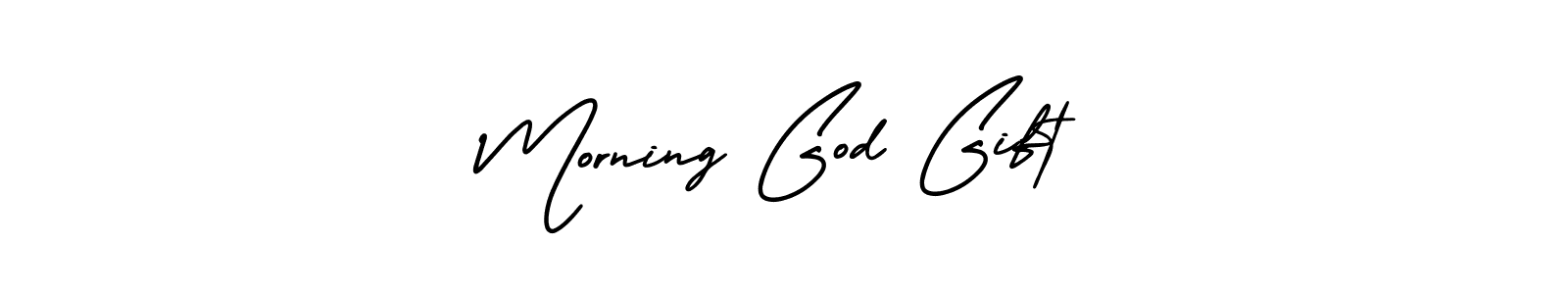 Best and Professional Signature Style for Morning God Gift. AmerikaSignatureDemo-Regular Best Signature Style Collection. Morning God Gift signature style 3 images and pictures png