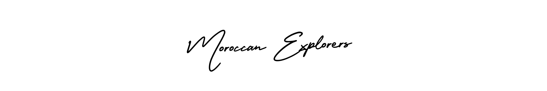 This is the best signature style for the Moroccan Explorers name. Also you like these signature font (AmerikaSignatureDemo-Regular). Mix name signature. Moroccan Explorers signature style 3 images and pictures png