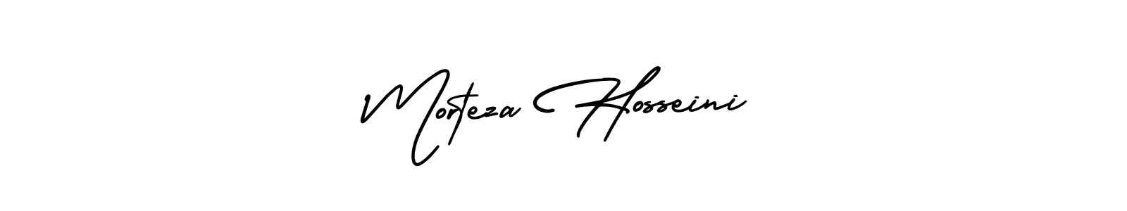 How to Draw Morteza Hosseini signature style? AmerikaSignatureDemo-Regular is a latest design signature styles for name Morteza Hosseini. Morteza Hosseini signature style 3 images and pictures png