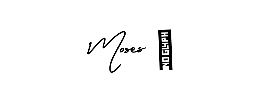 Design your own signature with our free online signature maker. With this signature software, you can create a handwritten (AmerikaSignatureDemo-Regular) signature for name Moses 金. Moses 金 signature style 3 images and pictures png