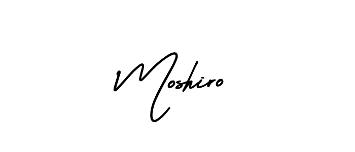 Moshiro stylish signature style. Best Handwritten Sign (AmerikaSignatureDemo-Regular) for my name. Handwritten Signature Collection Ideas for my name Moshiro. Moshiro signature style 3 images and pictures png