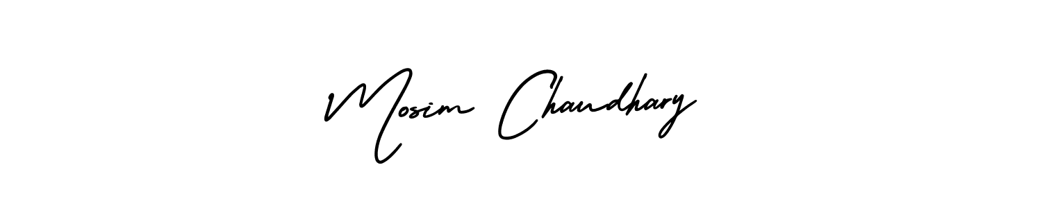 Check out images of Autograph of Mosim Chaudhary name. Actor Mosim Chaudhary Signature Style. AmerikaSignatureDemo-Regular is a professional sign style online. Mosim Chaudhary signature style 3 images and pictures png