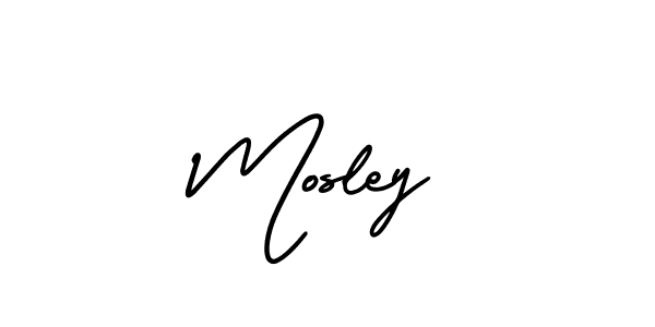 Design your own signature with our free online signature maker. With this signature software, you can create a handwritten (AmerikaSignatureDemo-Regular) signature for name Mosley. Mosley signature style 3 images and pictures png