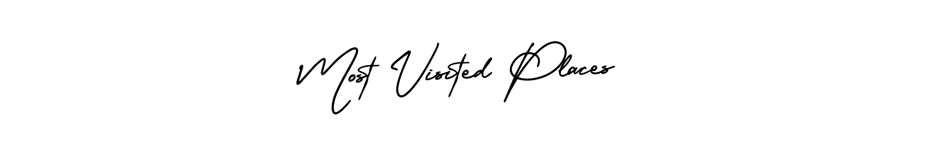 You can use this online signature creator to create a handwritten signature for the name Most Visited Places. This is the best online autograph maker. Most Visited Places signature style 3 images and pictures png
