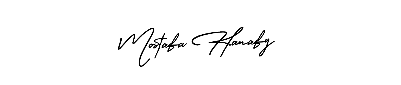 Mostafa Hanafy stylish signature style. Best Handwritten Sign (AmerikaSignatureDemo-Regular) for my name. Handwritten Signature Collection Ideas for my name Mostafa Hanafy. Mostafa Hanafy signature style 3 images and pictures png