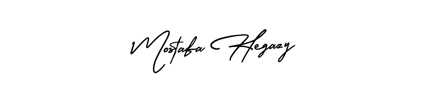 Make a short Mostafa Hegazy signature style. Manage your documents anywhere anytime using AmerikaSignatureDemo-Regular. Create and add eSignatures, submit forms, share and send files easily. Mostafa Hegazy signature style 3 images and pictures png