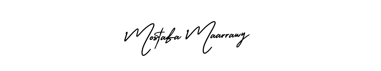 Use a signature maker to create a handwritten signature online. With this signature software, you can design (AmerikaSignatureDemo-Regular) your own signature for name Mostafa Maarrawy. Mostafa Maarrawy signature style 3 images and pictures png