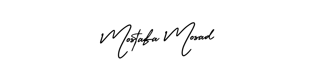 AmerikaSignatureDemo-Regular is a professional signature style that is perfect for those who want to add a touch of class to their signature. It is also a great choice for those who want to make their signature more unique. Get Mostafa Mosad name to fancy signature for free. Mostafa Mosad signature style 3 images and pictures png