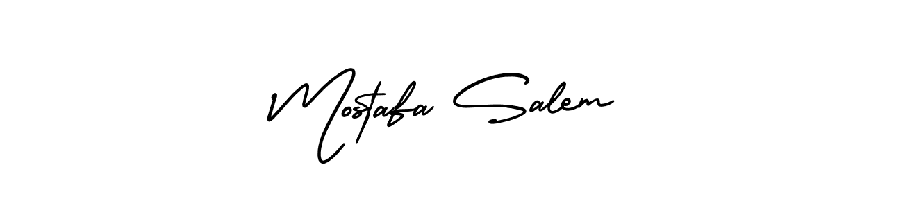 Make a short Mostafa Salem signature style. Manage your documents anywhere anytime using AmerikaSignatureDemo-Regular. Create and add eSignatures, submit forms, share and send files easily. Mostafa Salem signature style 3 images and pictures png