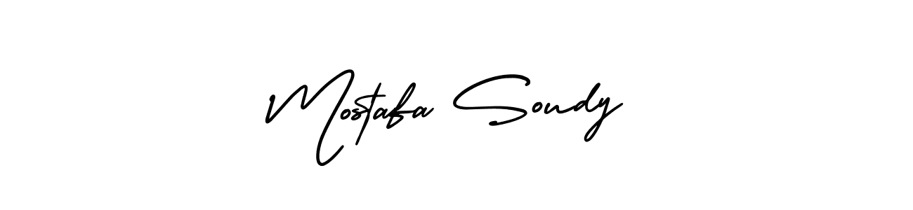 Mostafa Soudy stylish signature style. Best Handwritten Sign (AmerikaSignatureDemo-Regular) for my name. Handwritten Signature Collection Ideas for my name Mostafa Soudy. Mostafa Soudy signature style 3 images and pictures png