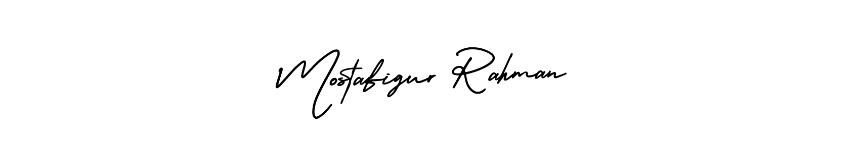 Design your own signature with our free online signature maker. With this signature software, you can create a handwritten (AmerikaSignatureDemo-Regular) signature for name Mostafigur Rahman. Mostafigur Rahman signature style 3 images and pictures png