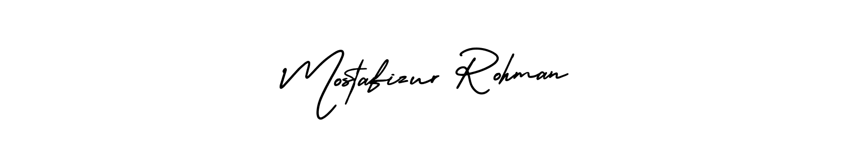 Mostafizur Rohman stylish signature style. Best Handwritten Sign (AmerikaSignatureDemo-Regular) for my name. Handwritten Signature Collection Ideas for my name Mostafizur Rohman. Mostafizur Rohman signature style 3 images and pictures png