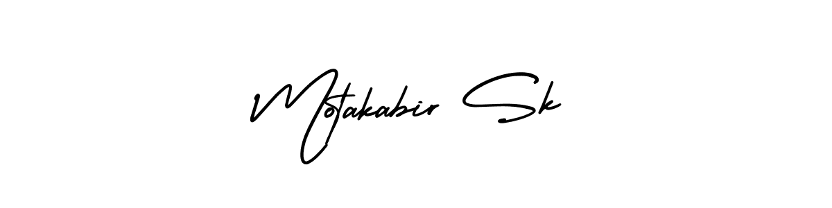 Create a beautiful signature design for name Motakabir Sk. With this signature (AmerikaSignatureDemo-Regular) fonts, you can make a handwritten signature for free. Motakabir Sk signature style 3 images and pictures png