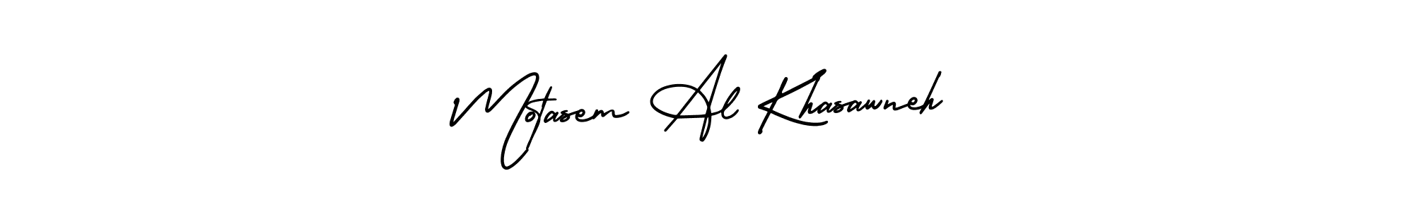 Make a beautiful signature design for name Motasem Al Khasawneh. With this signature (AmerikaSignatureDemo-Regular) style, you can create a handwritten signature for free. Motasem Al Khasawneh signature style 3 images and pictures png
