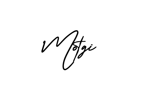 The best way (AmerikaSignatureDemo-Regular) to make a short signature is to pick only two or three words in your name. The name Motgi include a total of six letters. For converting this name. Motgi signature style 3 images and pictures png