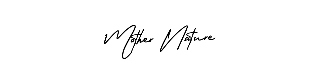 Similarly AmerikaSignatureDemo-Regular is the best handwritten signature design. Signature creator online .You can use it as an online autograph creator for name Mother Nature. Mother Nature signature style 3 images and pictures png