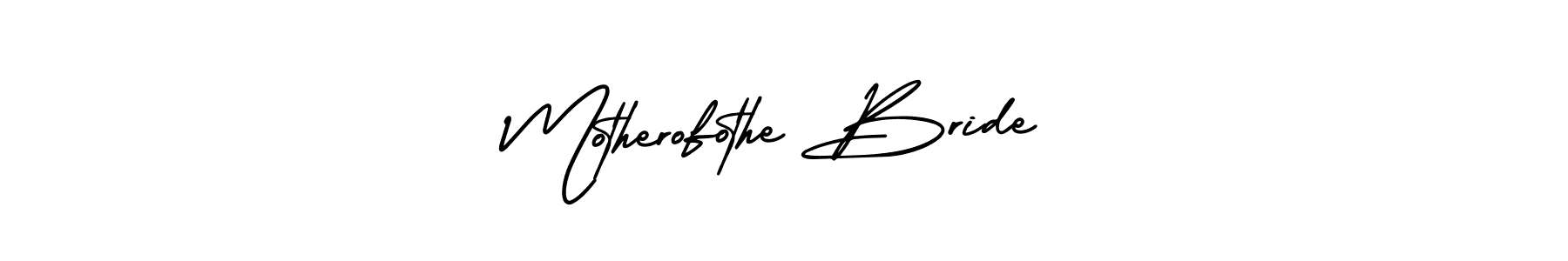 It looks lik you need a new signature style for name Motherofothe Bride. Design unique handwritten (AmerikaSignatureDemo-Regular) signature with our free signature maker in just a few clicks. Motherofothe Bride signature style 3 images and pictures png